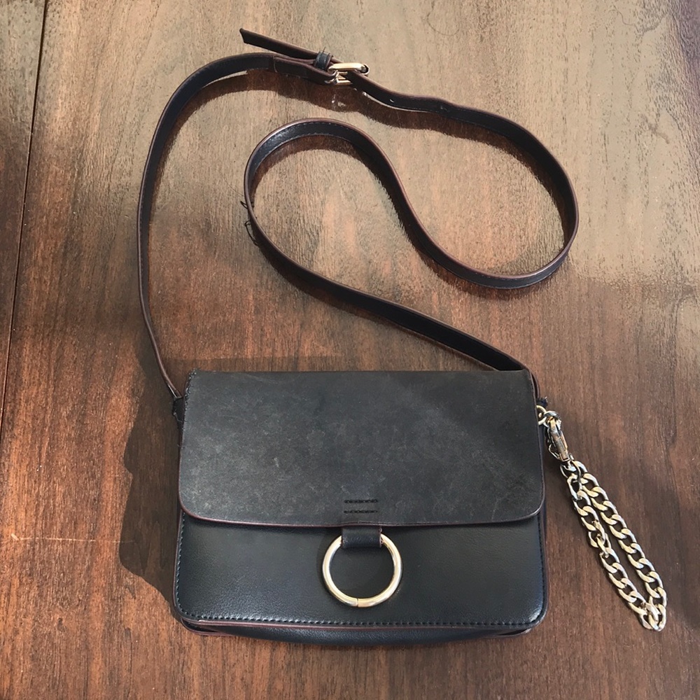 Black Leather Purse